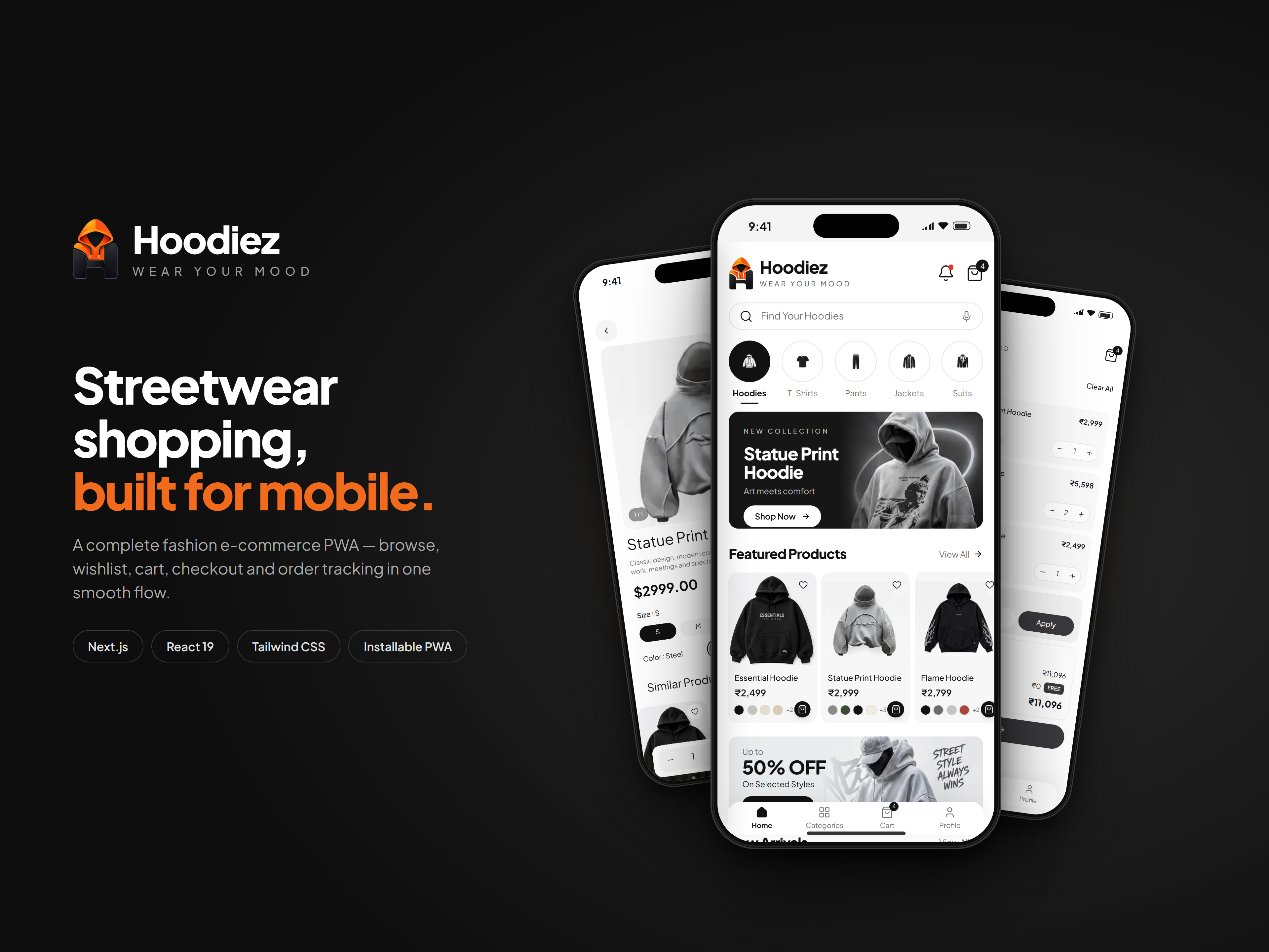 Hoodiez: Streetwear E-commerce Mobile App