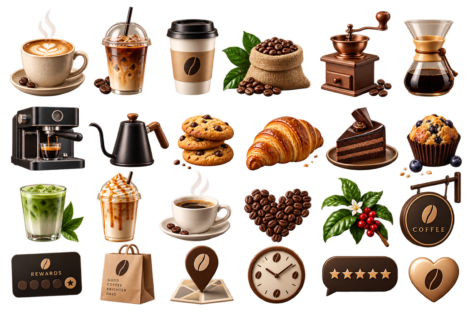 Coffee icon pack